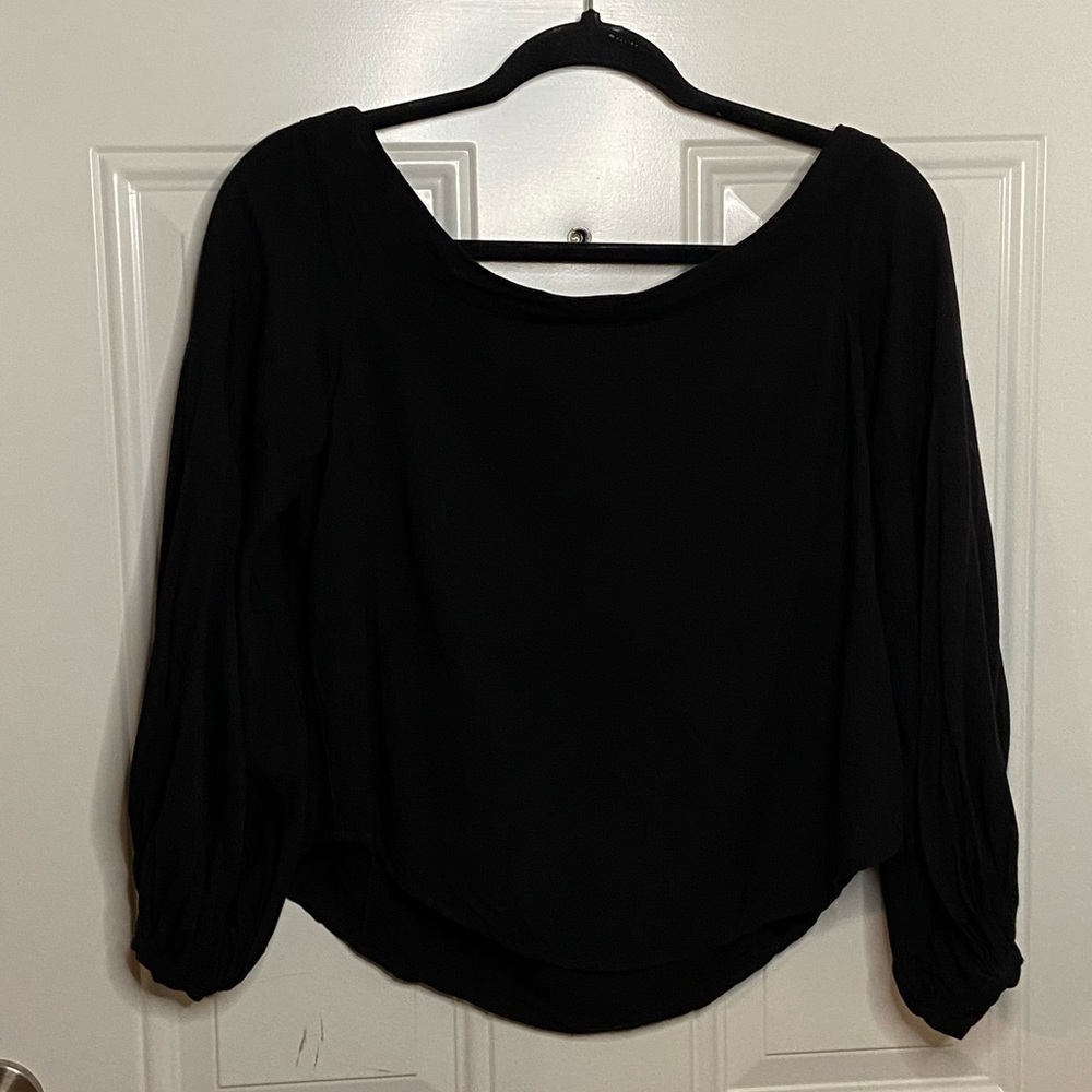 Anthropologie Floreat black top size US 2